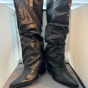 Black Women's Knee-High Boots